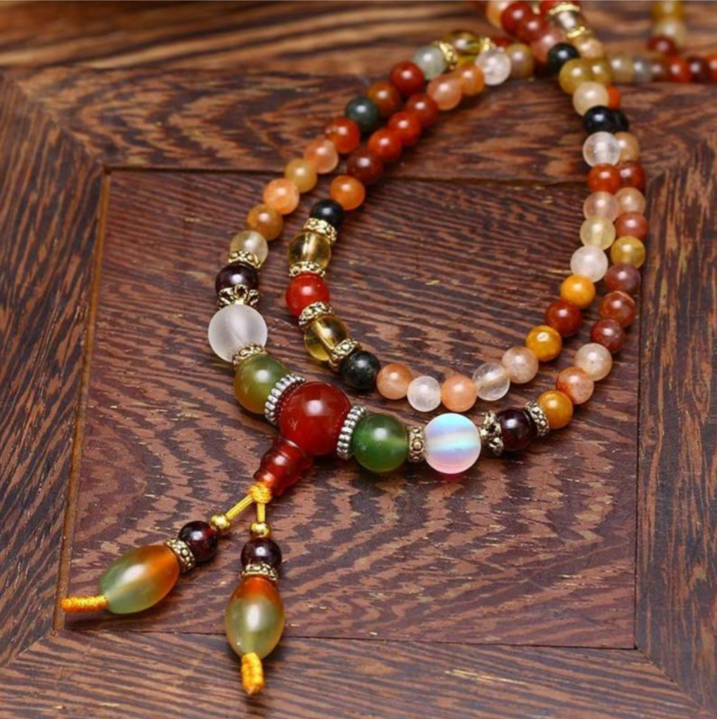 The 108 Quartz Healing Mala Bracelet