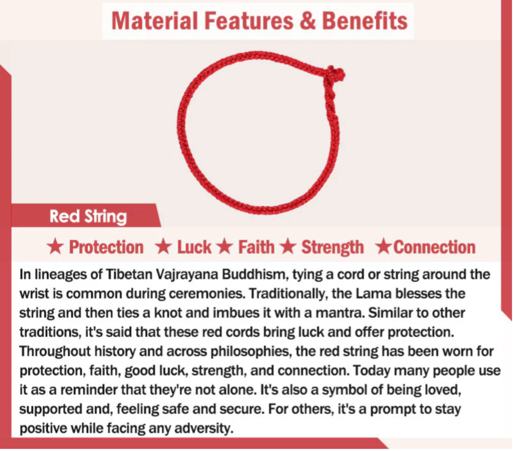 Red String Jade Luck Fortune Knot Braided Couple Bracelet