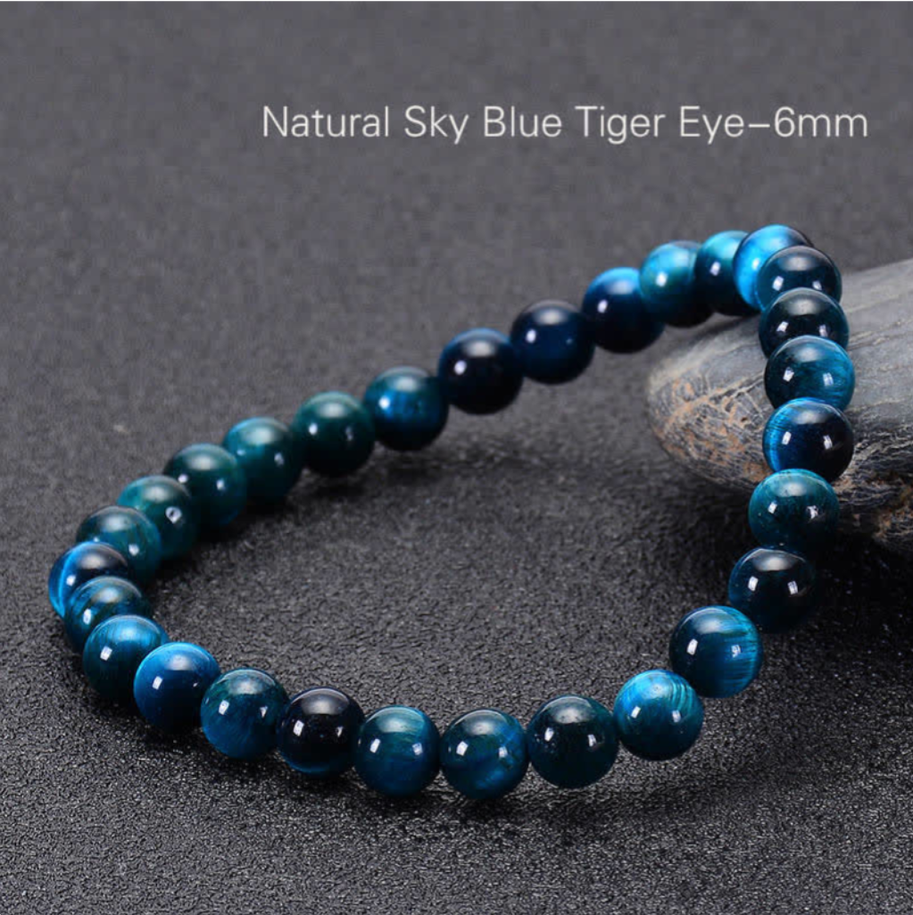 Blue Tiger Eye Protection Bracelet