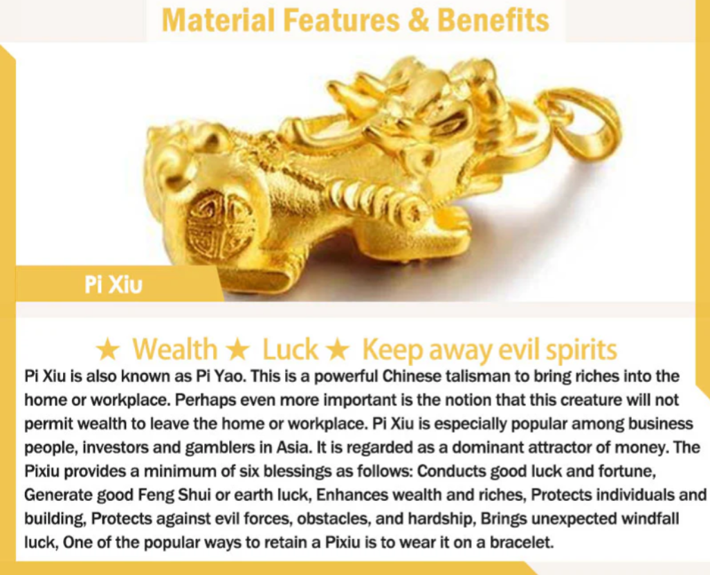 FengShui PiXiu Jade Protection Bracelet