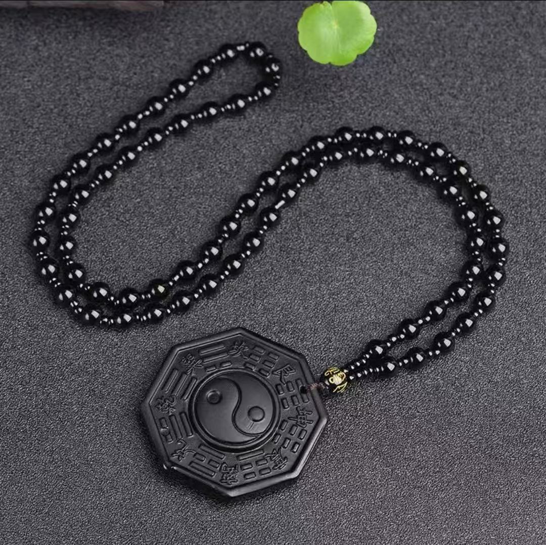 Black Iron Bagua Pendant