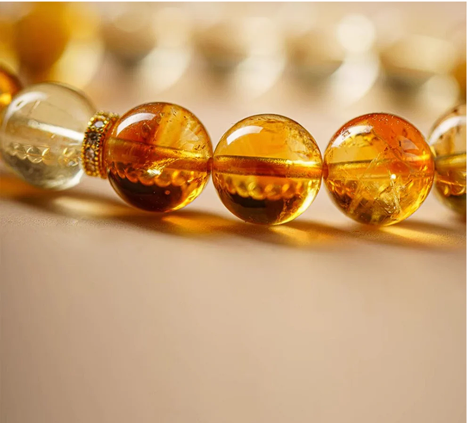 Natural Citrine Bracelet（Wealth and Luck）