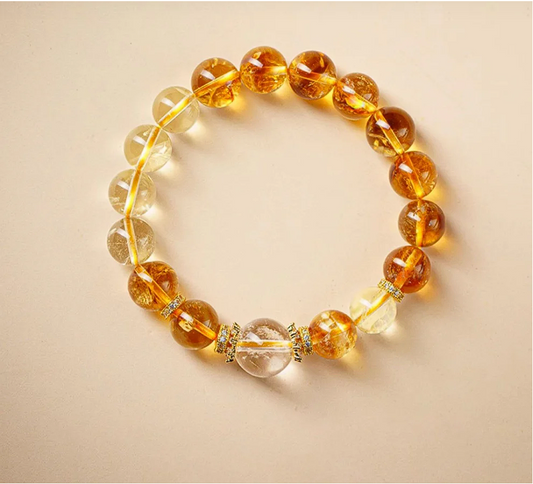 Natural Citrine Bracelet（Wealth and Luck）