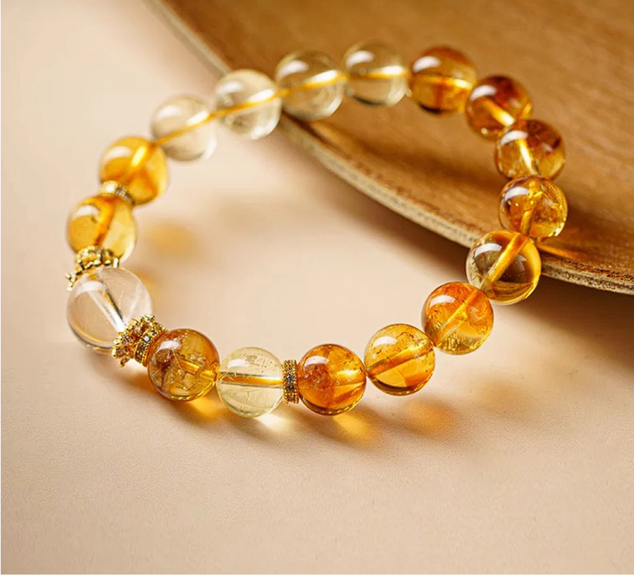 Natural Citrine Bracelet（Wealth and Luck）