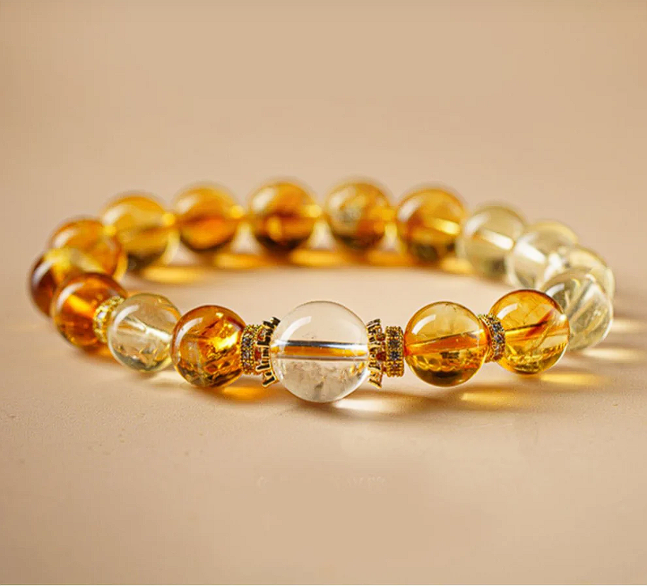Natural Citrine Bracelet（Wealth and Luck）