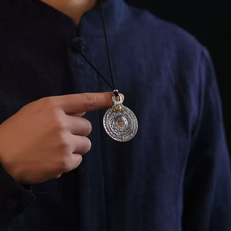 Chinese Zodiac Black Iron Pendant