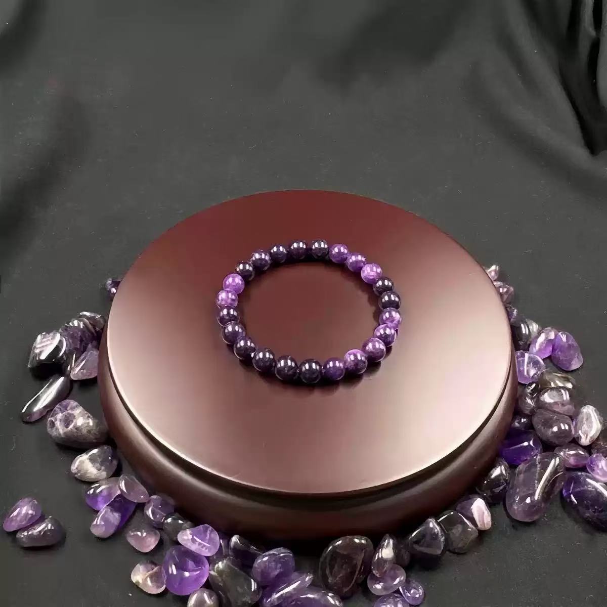 Amethyst Bead Necklace