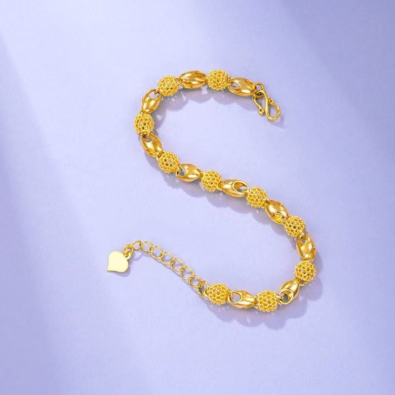 Gold-plated Buddhist beads