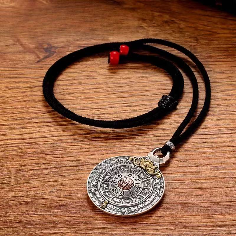 Chinese Zodiac Black Iron Pendant