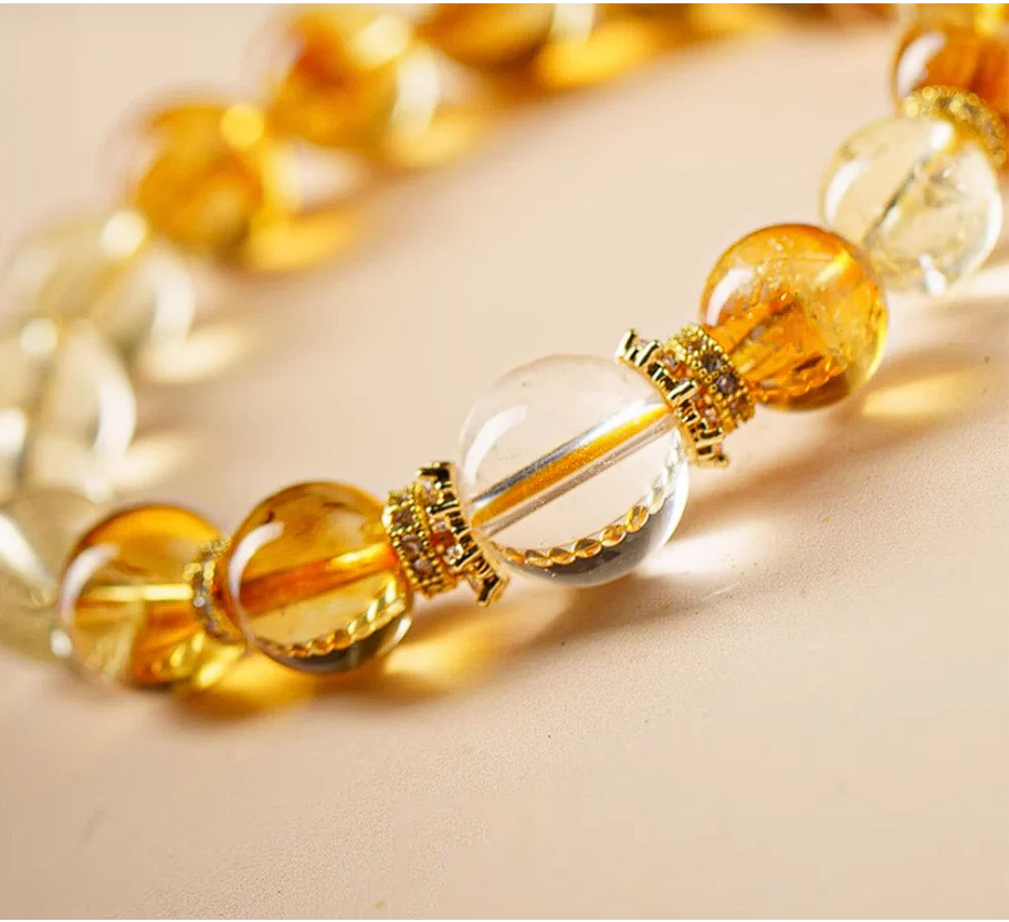 Natural Citrine Bracelet（Wealth and Luck）